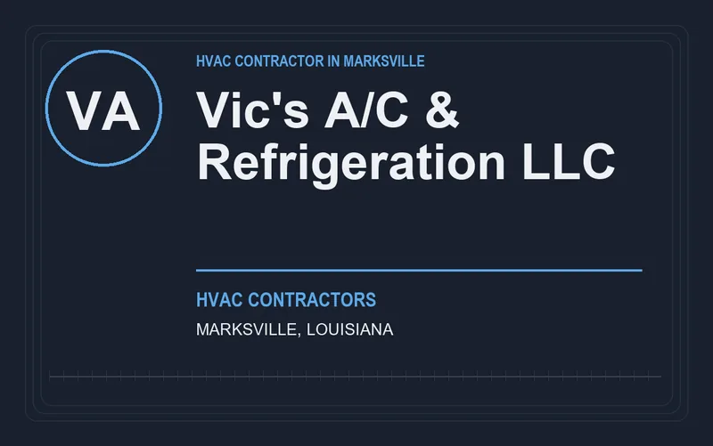 Vic's A/C & Refrigeration LLC in Marksville, Louisiana
