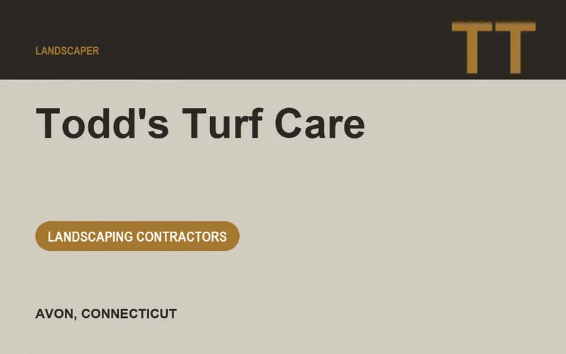 Todd's Turf Care in Avon, Connecticut
