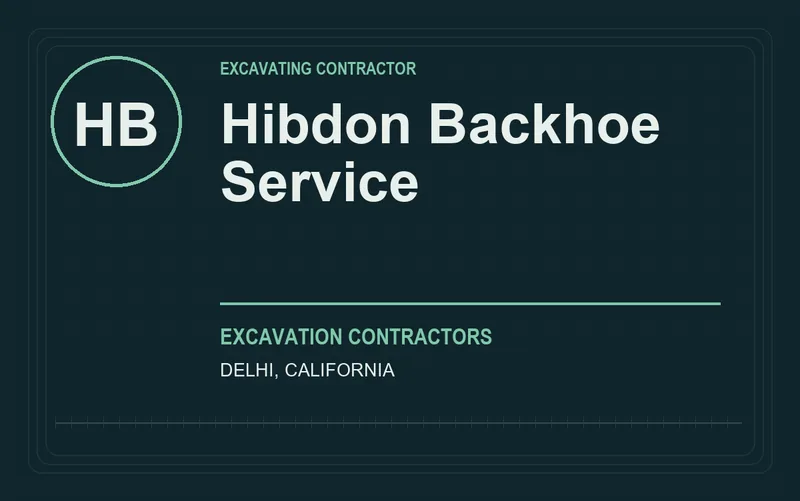 Hibdon Backhoe Service in Delhi, California