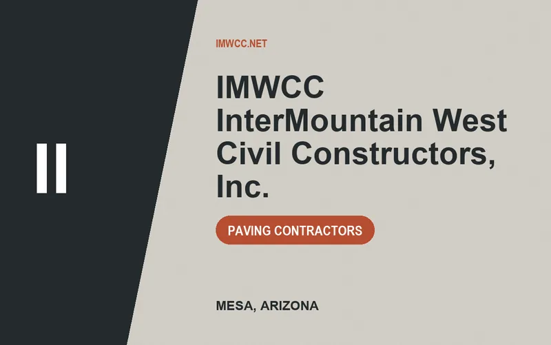 IMWCC InterMountain West Civil Constructors, Inc. in Mesa, Arizona