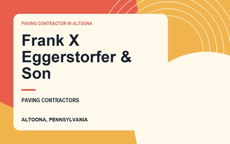 Frank X Eggerstorfer & Son in Altoona, Pennsylvania