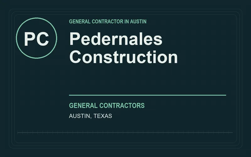 Pedernales Construction in Austin, Texas