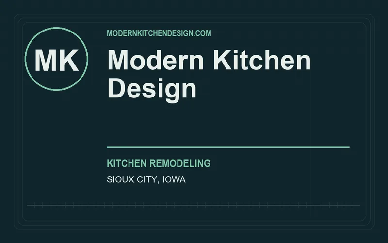 Modern Kitchen Design in Sioux City, Iowa