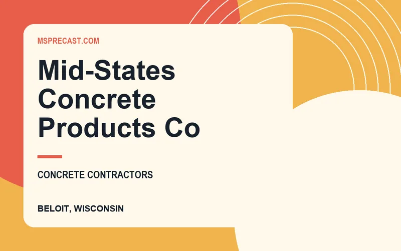Mid-States Concrete Products Co in Beloit, Wisconsin