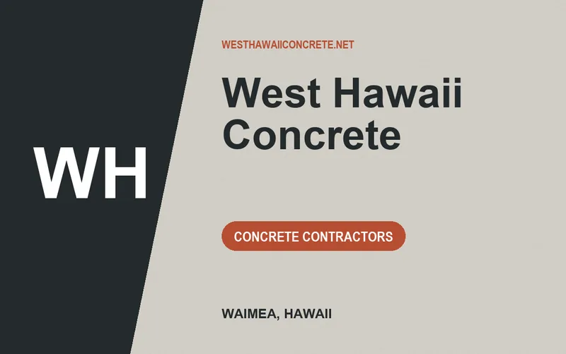 West Hawaii Concrete in Waimea, Hawaii