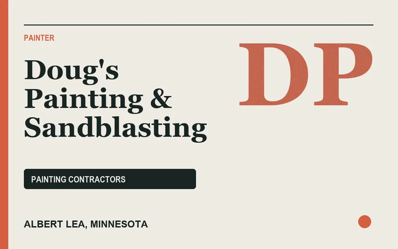 Doug's Painting & Sandblasting in Albert Lea, Minnesota