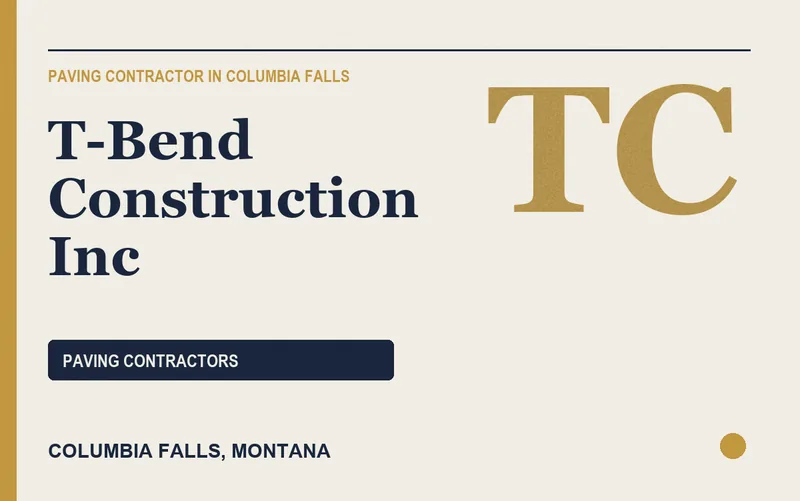 T-Bend Construction Inc in Columbia Falls, Montana