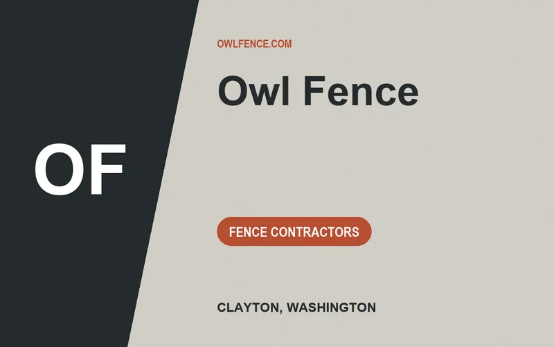 Owl Fence in Clayton, Washington