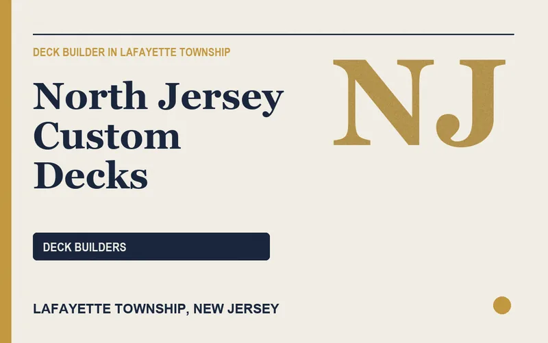 North Jersey Custom Decks in Lafayette Township, New Jersey
