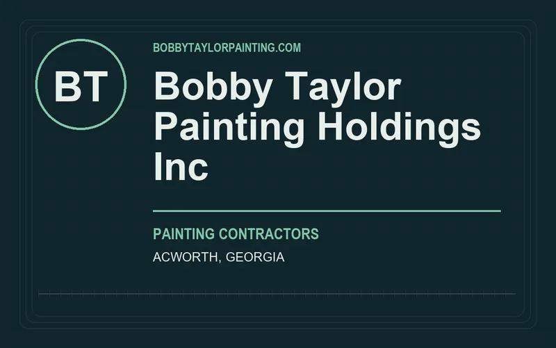 Bobby Taylor Painting Holdings Inc in Acworth, Georgia