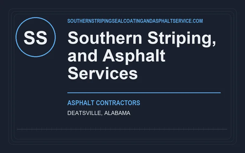 Southern Striping, and Asphalt Services in Deatsville, Alabama