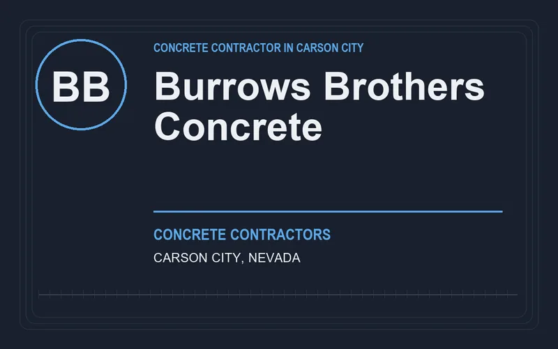Burrows Brothers Concrete in Carson City, Nevada