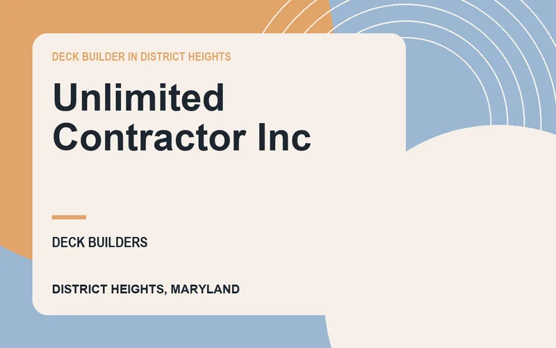 Unlimited Contractor Inc in District Heights, Maryland