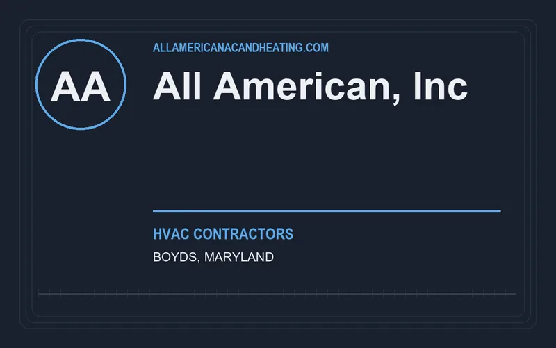 All American, Inc in Boyds, Maryland