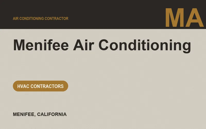 Menifee Air Conditioning in Menifee, California