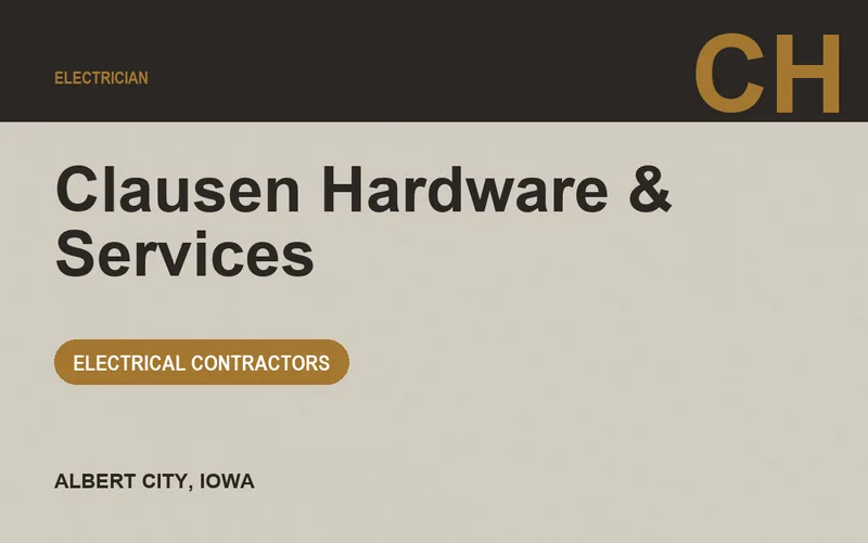 Clausen Hardware & Services in Albert City, Iowa