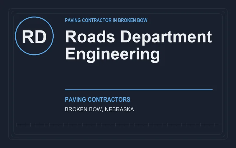 Roads Department Engineering in Broken Bow, Nebraska
