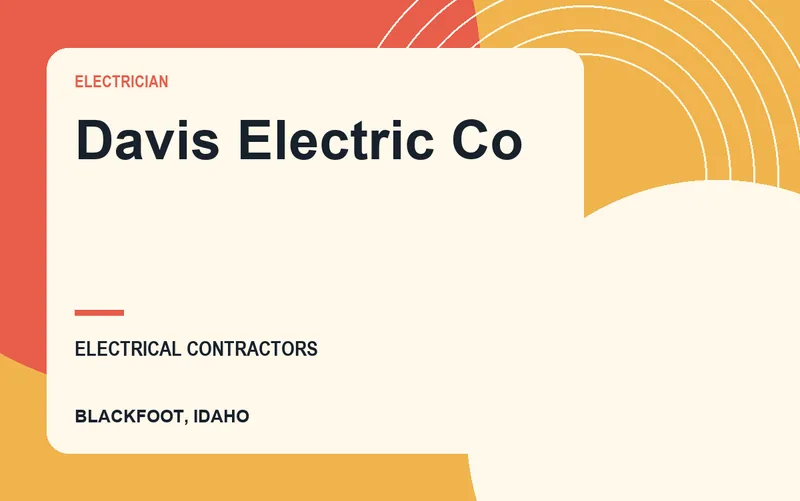 Davis Electric Co in Blackfoot, Idaho