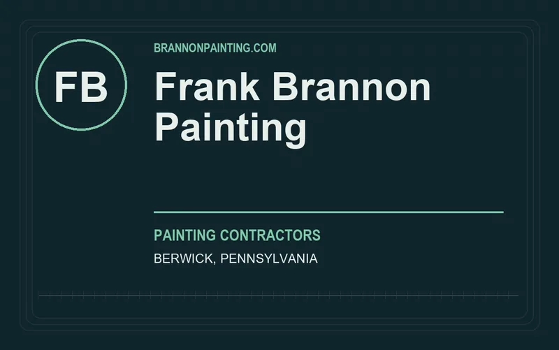 Frank Brannon Painting in Berwick, Pennsylvania