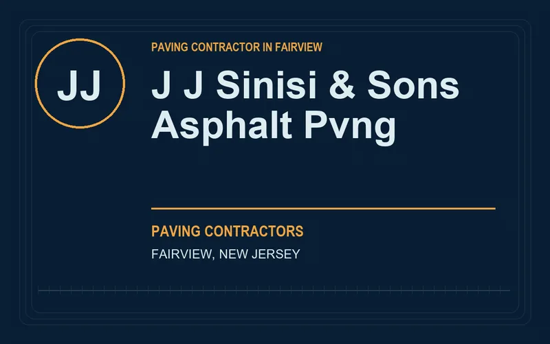 J J Sinisi & Sons Asphalt Pvng in Fairview, New Jersey