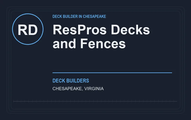 ResPros Decks and Fences in Chesapeake, Virginia