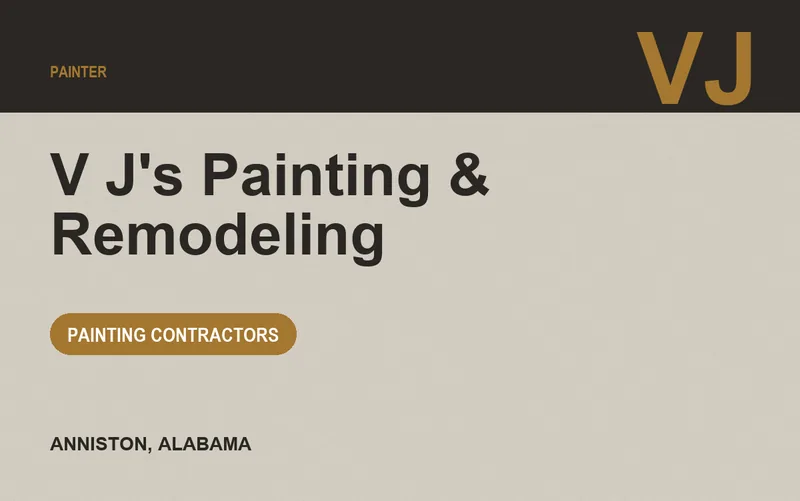 V J's Painting & Remodeling in Anniston, Alabama