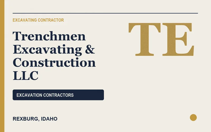 Trenchmen Excavating & Construction llc in Rexburg, Idaho