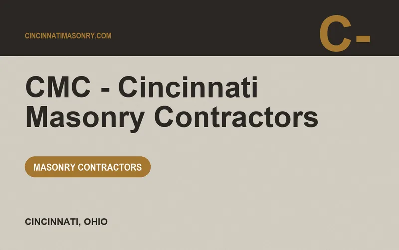 CMC - Cincinnati Masonry Contractors in Cincinnati, Ohio