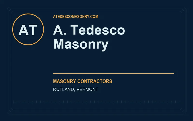 A. Tedesco Masonry in Rutland, Vermont