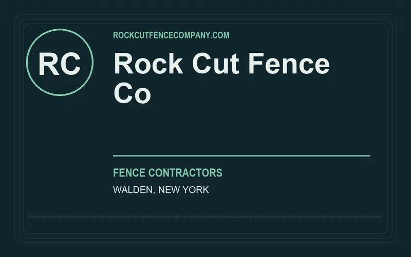 Rock Cut Fence Co in Walden, New York