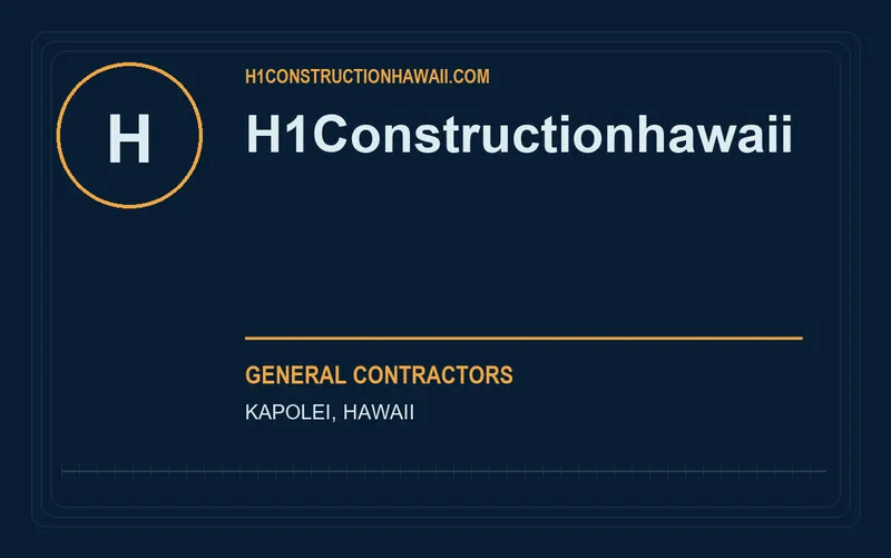 h1constructionhawaii in Kapolei, Hawaii