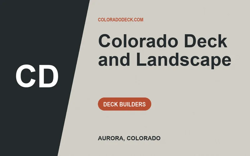 Colorado Deck and Landscape in Aurora, Colorado