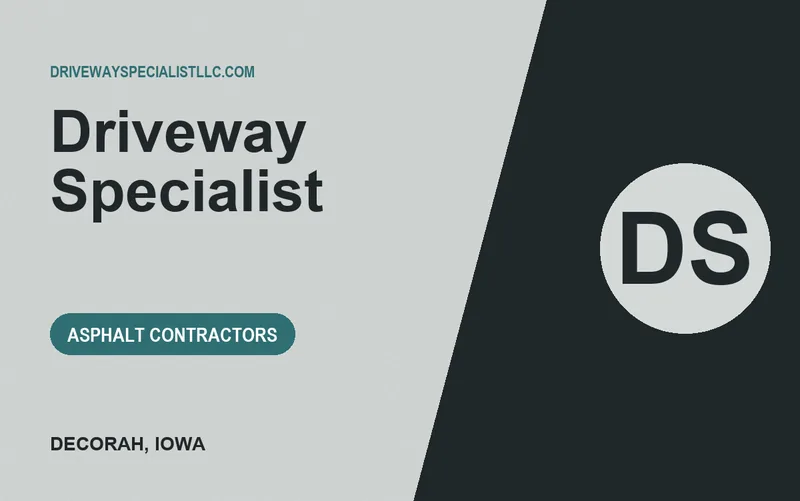 Driveway Specialist in Decorah, Iowa