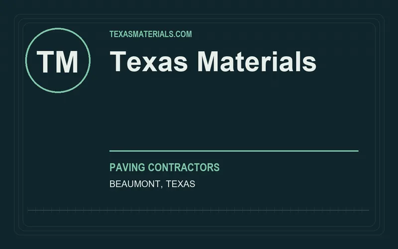 Texas Materials in Beaumont, Texas