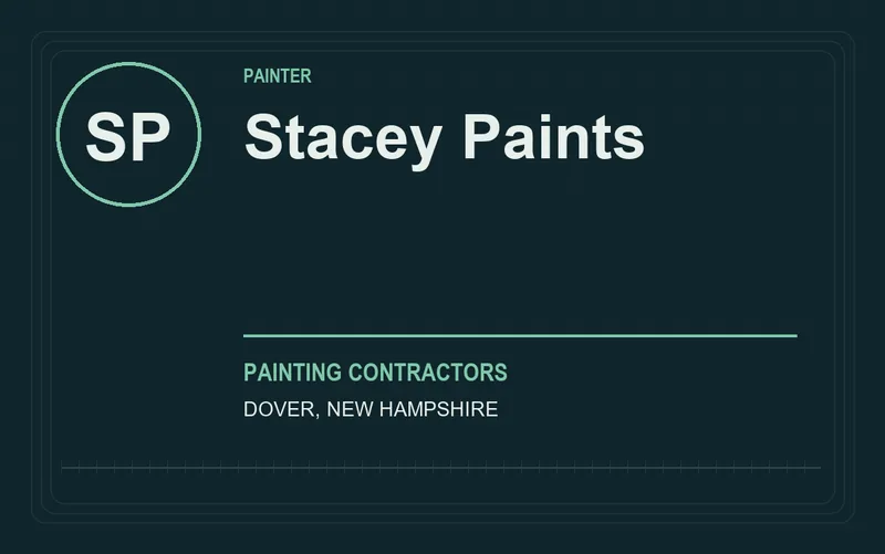 Stacey Paints in Dover, New Hampshire