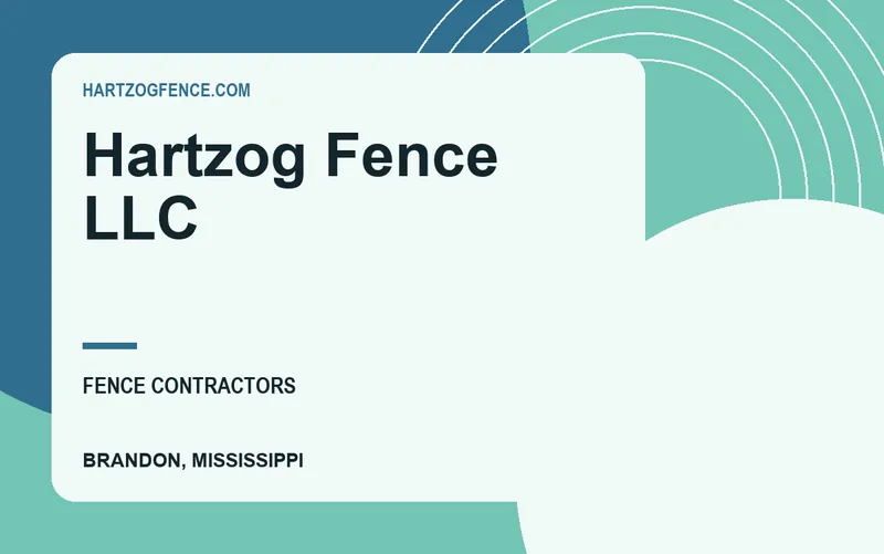 Hartzog Fence LLC in Brandon, Mississippi