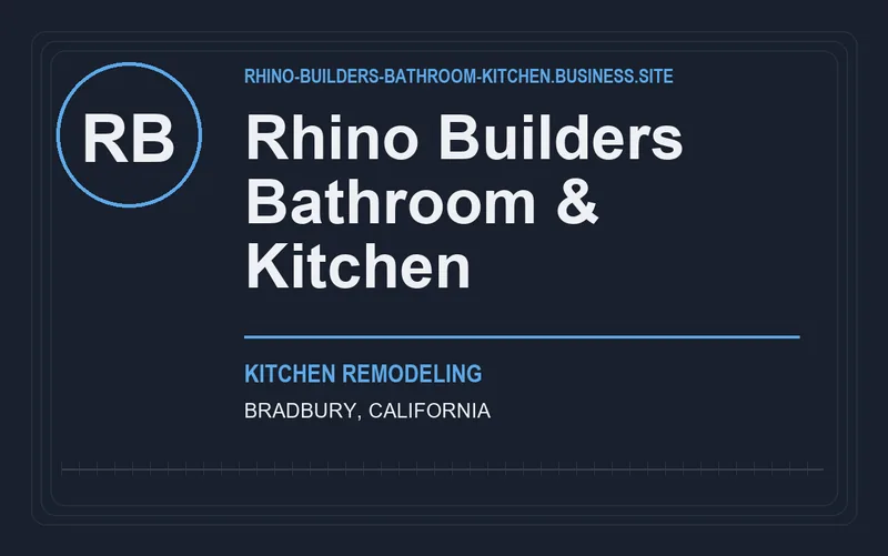 Rhino Builders Bathroom & Kitchen in Bradbury, California