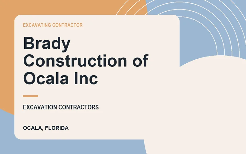 Brady Construction of Ocala Inc in Ocala, Florida