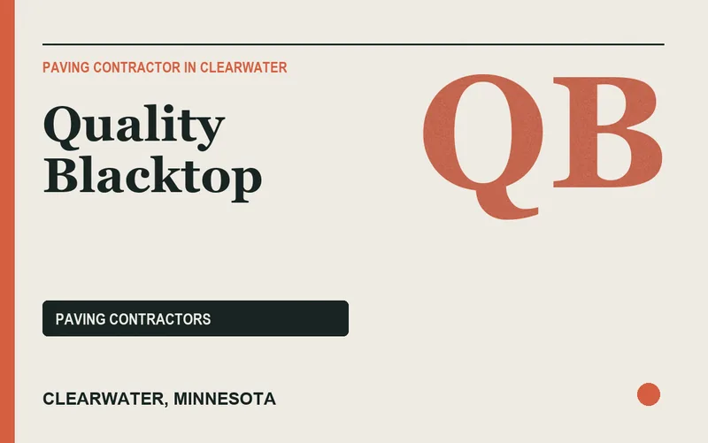 Quality Blacktop in Clearwater, Minnesota