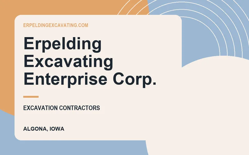 Erpelding Excavating Enterprise Corp. in Algona, Iowa