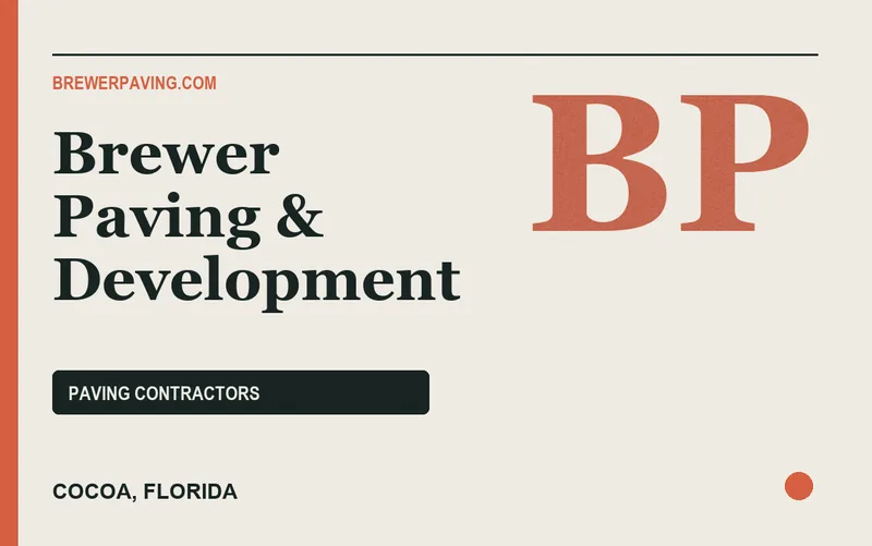 Brewer Paving & Development in Cocoa, Florida