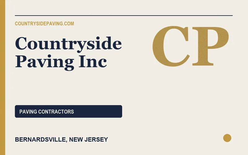 Countryside Paving Inc in Bernardsville, New Jersey