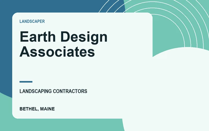 Earth Design Associates in Bethel, Maine