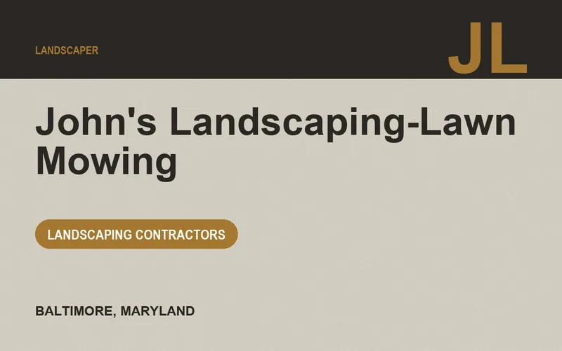 John's Landscaping-Lawn Mowing in Baltimore, Maryland