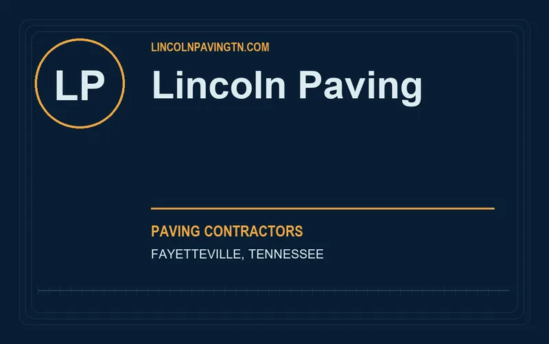 Lincoln Paving in Fayetteville, Tennessee
