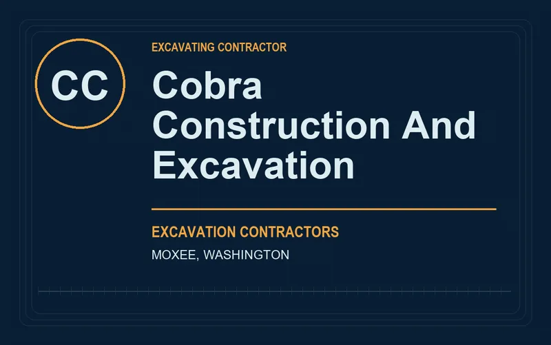 Cobra Construction And Excavation in Moxee, Washington
