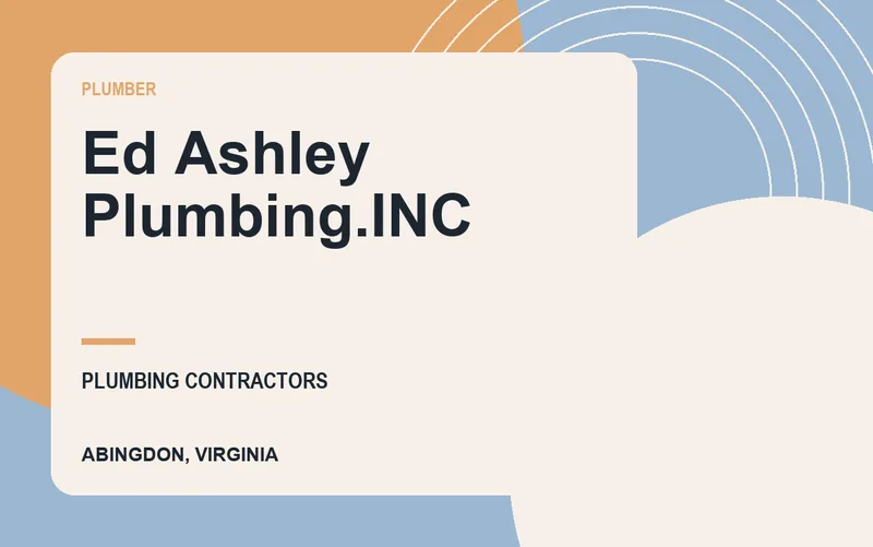 Ed Ashley Plumbing.INC in Abingdon, Virginia