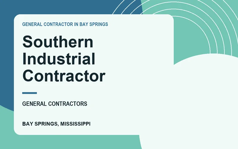 Southern Industrial Contractor in Bay Springs, Mississippi