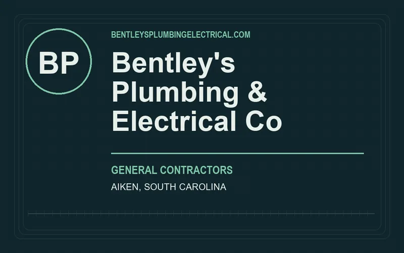 Bentley's Plumbing & Electrical Co in Aiken, South Carolina