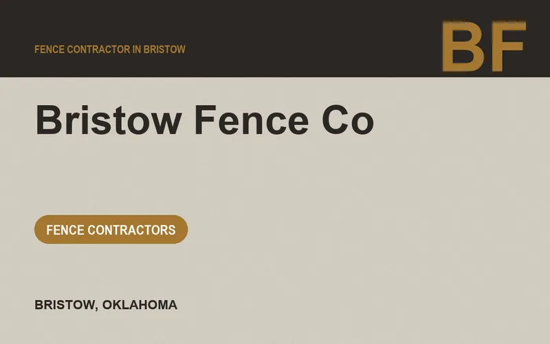 Bristow Fence Co in Bristow, Oklahoma